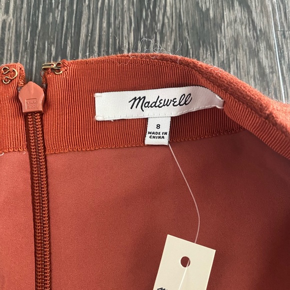 NWT Madewell faded rust A-Line silhouette skirt - Picture 3 of 6